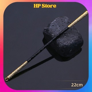 Mô hình Gậy Như Ý Tôn Ngộ Không dài 22cm Mô hình Kim Cô Bổng Màu Đen trong Tây Du Ký trưng bày trang trí siêu đẹp