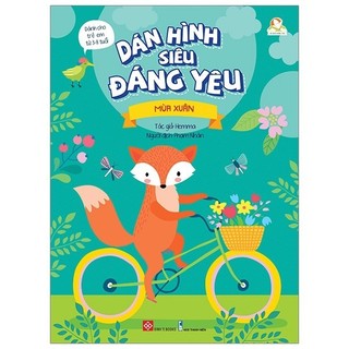 Sách - dán hình siêu đáng yêu - mùa xuân