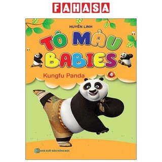 Sách tô màu babies 4 - kungfu panda