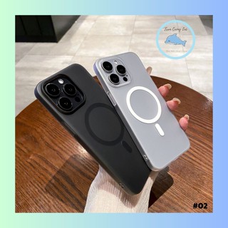 Ốp Lưng Mờ siêu mỏng 0.8mm sạc Từ Tính Chống Trầy cho Iphone x xs xsmax 11/12/13/14/15promax/pro/plus