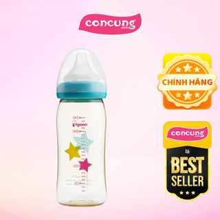 Bình sữa nhựa PPSU Plus Pigeon ngôi sao 240ml