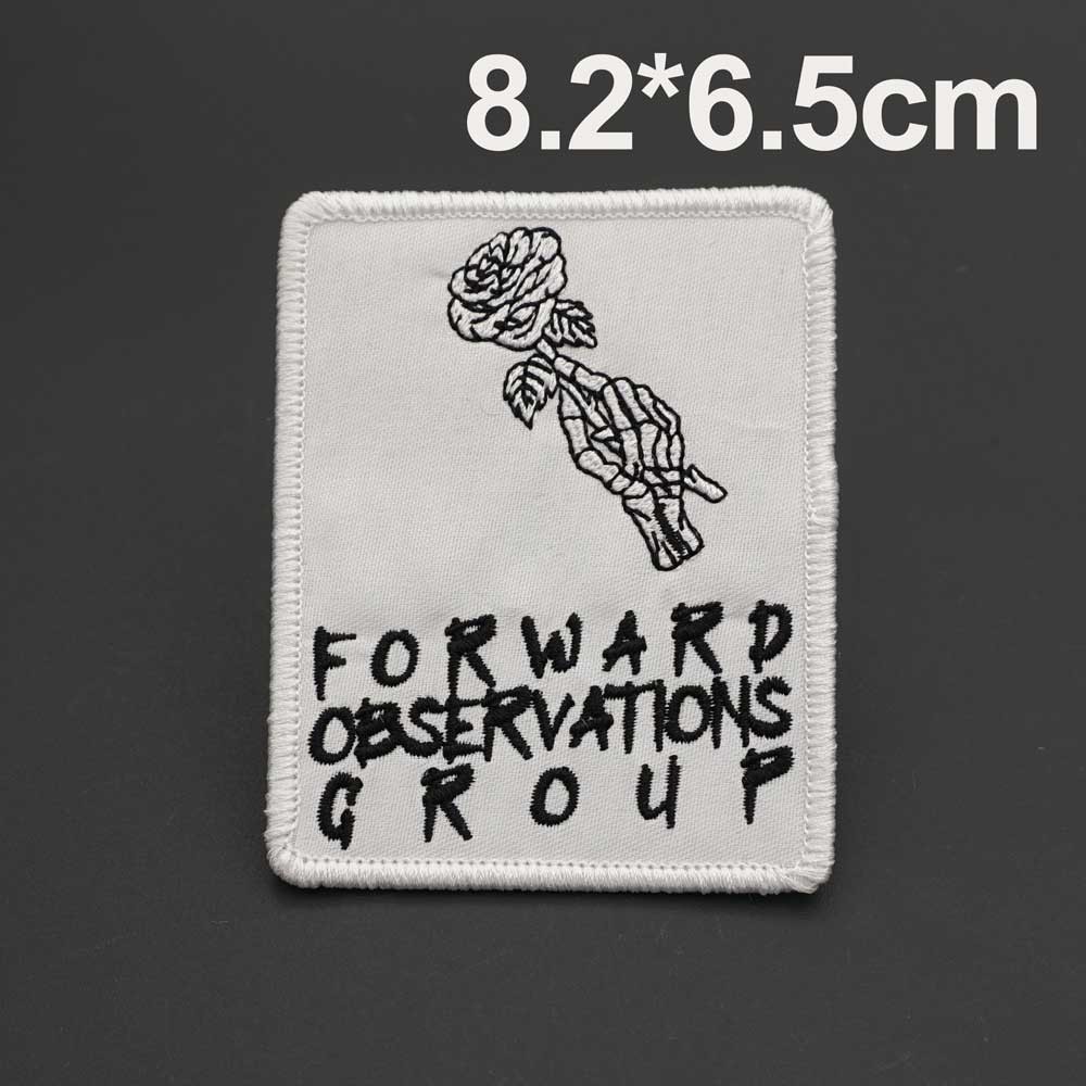 [Tùy chỉnh] Miếng dán Velcro thêu 3D AQ FOG Lực lượng đặc biệt / Huy hiệu / băng đô / Trang trí biểu