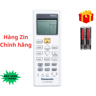 Điều khiển điều hòa Panasonic Mã 16 Hàng Zin, remote máy lạnh Panasonic NanoG - Tặng kèm pin - GDCT