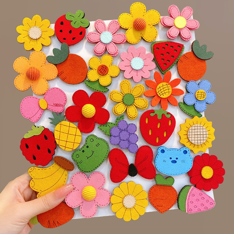 9 Miếng Dán Ma Thuật Thời Trang Hàn Quốc Hoạt Hình Dễ Thương Miếng Dán Tóc Cho Bé