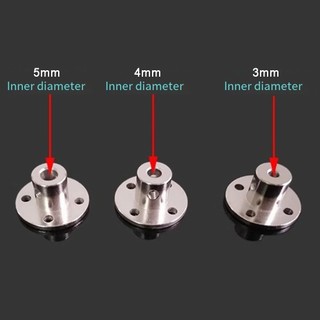 Superior Quality Flange Coupling for Motor Shafts 4PC Kit with 8 Screws Included