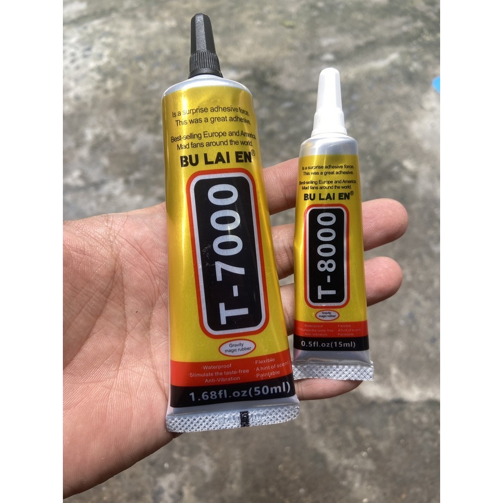 [HCM] Keo Dán Màn | Ron điện thoại Đen/Trắng Chất Keo Tốt T7000, T8000