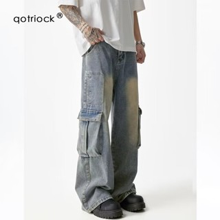 DORADO Quần jean giặt nước cổ điển kiểu Mỹ Quần bò cho nam và nữ