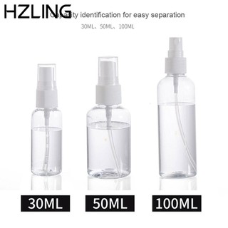 Chai Rỗng Dạng Xịt Trong Suốt Dung Tích 50ml/75ML/100ml Dùng Khi Đi Du Lịch