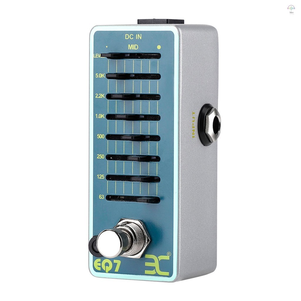 Bàn đạp hiệu ứng cân bằng đàn Guitar ENO EX EQ7 7-Band EQ Full Metal Shell True Bypass