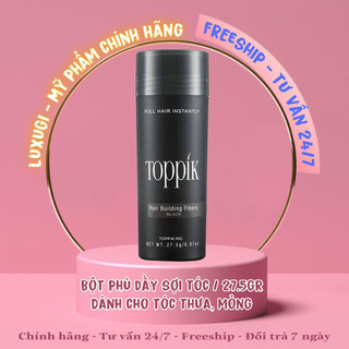 Bột phủ làm dầy tóc TOPPIK 27.5g MADE IN USA (CÓ QUÀ TẶNG)