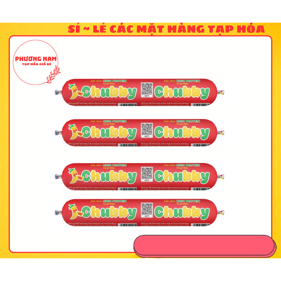 XÚC XÍCH CHUBBY 82G VỊ CAY MALA