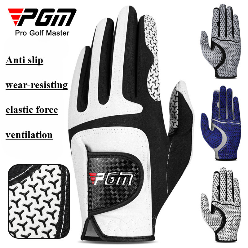 Pgm ST037 Găng Tay Golf Nam Co Giãn Magic Găng Tay Chống Trơn Trượt Thoáng Khí Găng Tay Vải Microfiber Một Tay Trái Và Phải