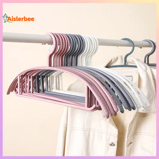 Aislerbee 5 Chiếc Móc Treo Quần Áo Thiết Kế Vòng Cung Dải Chống Trơn Trượt Tủ Quần Áo Linh Hoạt Quần Móc Treo Bảo Quản Có Thể Tái Sử Dụng Liền Mạch Tủ Quần Áo Tổ Chức Móc Treo Sản Phẩm Gia Đình