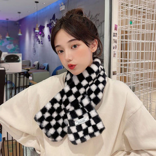 Khăn choàng lông vuông nữ phiên bản Hàn Quốc dày bảo vệ cổ Khăn quàng cổ