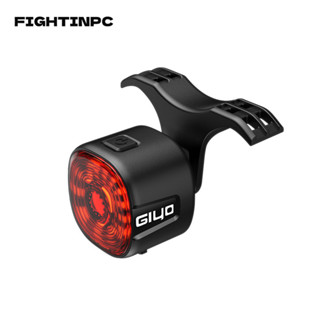 FIGHTINPC Đèn hậu phanh xe đạp, Đèn hậu xe đạp sạc nhanh độ sáng cao, 6 chế độ ánh sáng IP66 Xe đạp chống nước Đèn cảm biến phanh tự động MTB Road