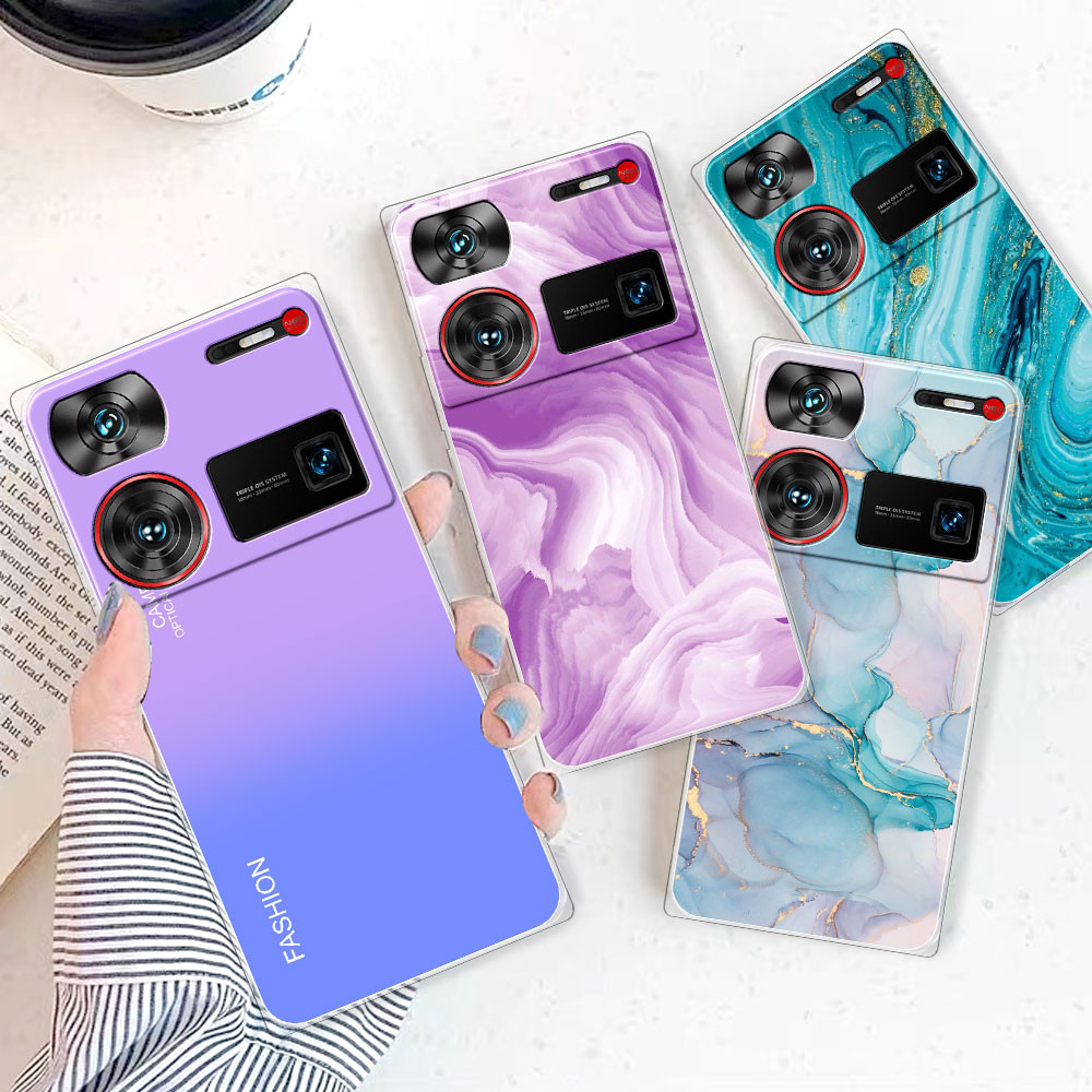 Dành Cho ZTE Nubia Z60 Ultra Ốp Lưng Trong Suốt Chống Sốc Cho Nubia Z60 Vỏ Điện Thoại Silicon Siêu M