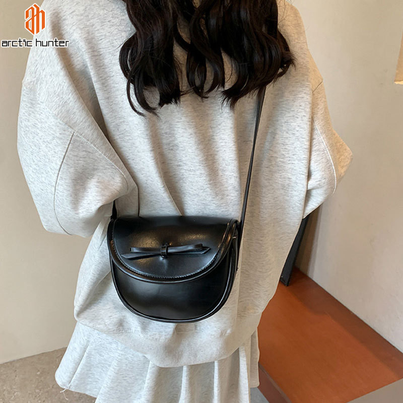 Arctic Hunter Mới Encore nơ đỏ yên túi đeo chéo thời trang nữ tính dễ thương