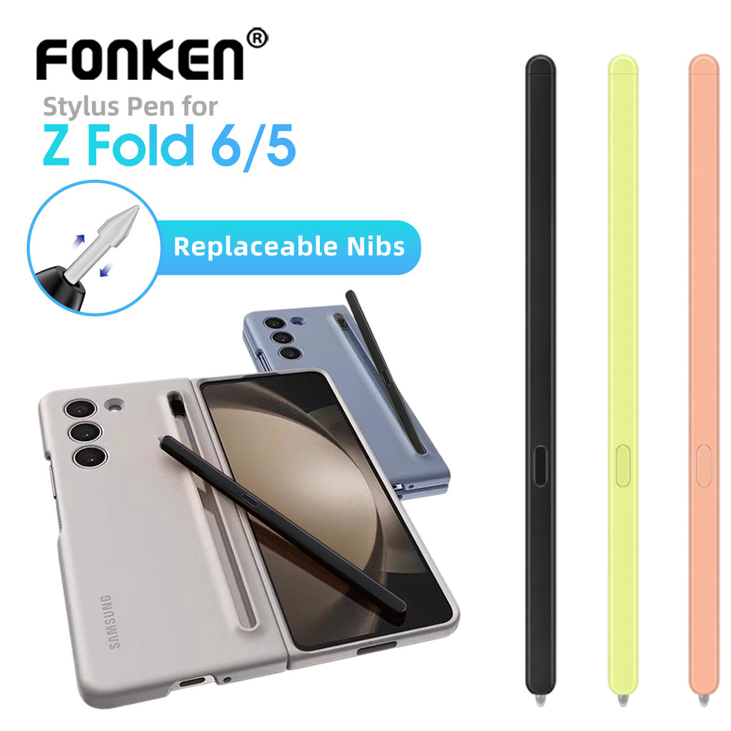 Fonken Dành Cho Samsung Galaxy Z Fold 5 / 6 S Pen Fold Edition Stylus Pen Hỗ Trợ Nib Có Thể Thay Thế