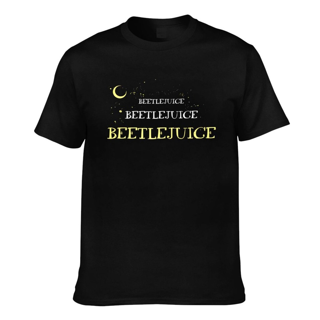 Beetlejuice Spring Letters Outfit Characternes Over Top Áo thun nam chất lượng