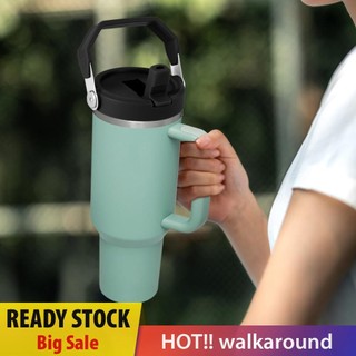 Thay thế nắp ống hút lật có tay cầm chống bắn tung tóe cho cốc Stanley 40oz [walkaround.vn]