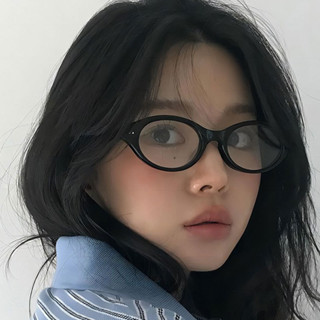 20267 Gọng kính cận oval nhỏ kính mắt TYSON thời trang nam nữ lắp tròng kèm hộp khăn