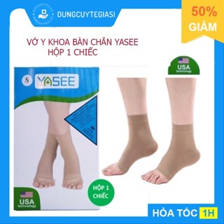 Vớ Y Khoa Bàn Chân, Gót Chân Yasee (Màu Da Hở Ngón, Hộp 1 Chiếc), tất suy giãn tĩnh mạch