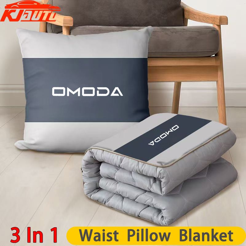 Multifnctional Omoda Xe Chăn Chăn Gối Eo Đệm Điều Hòa Không Khí Chăn Cho Chery Omoda C5 E5 S5 C9 Phụ