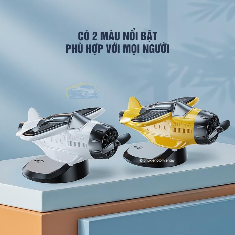 MÁY BAY NĂNG LƯỢNG MẶT TRỜI TRANG TRÍ Ô TÔ, TRANG TRÍ XE MÁY XOAY CHUYỂN ĐỘNG KHI CÓ ÁNH SÁNG 4