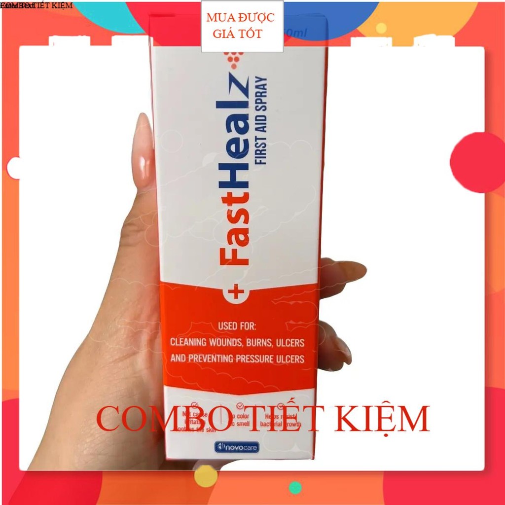 COMBO 5 HỘP Xịt bỏng an toàn cho bé và mẹ bầu - Fasthealz -novocare