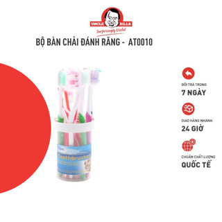 Bộ bàn chải đánh răng chăm sóc răng miệng uncle bills at0010