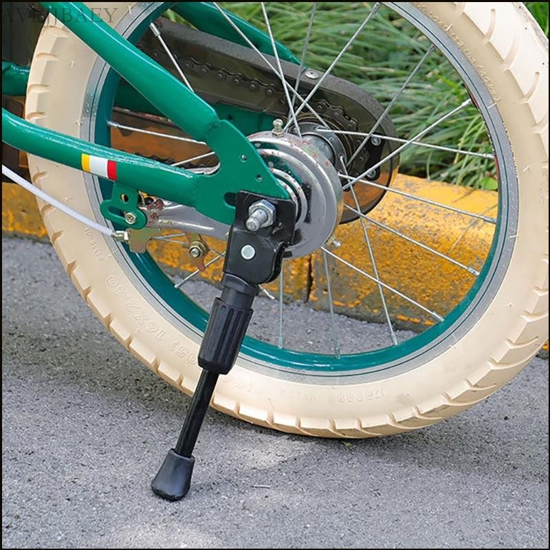 Heavy Duty Kids Bike Kickstand,  Bicycles Side Stand Support with Foot