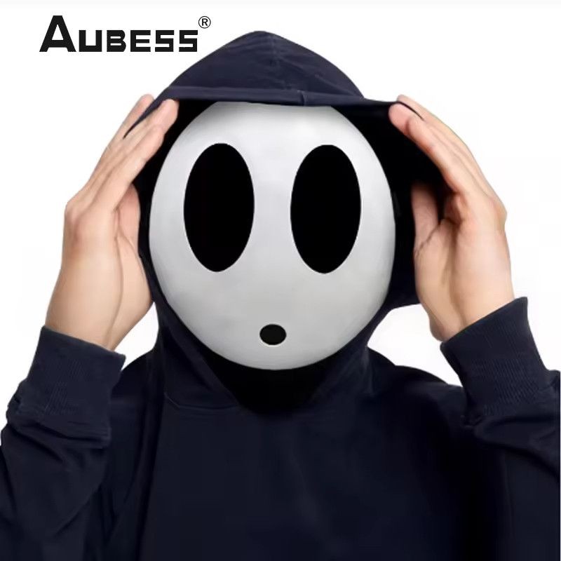 Game Bros Shy Guy Mask Cosplay Funny Unisex Kid Boys Girls Adlut Plastick Masks Halloween Carnival P