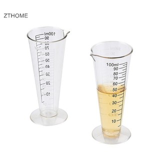 Cốc đo Acrylic cao cấp thực phẩm ZTHOME 100ml có cân - Không chứa BPA, Hoàn hảo để sử dụng nhà bếp & nhà hàng HOT