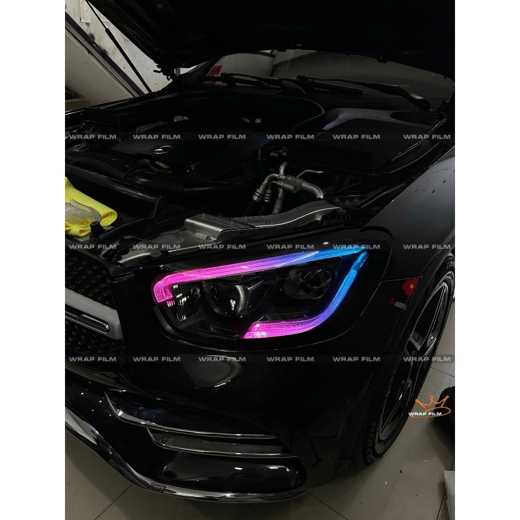 Mercedes GLC 300 (2020-2022: Decal Dán Đèn Mercedes GLC 300 (2020-2022) – Tạo Điểm Nhấn Sang Trọng, 