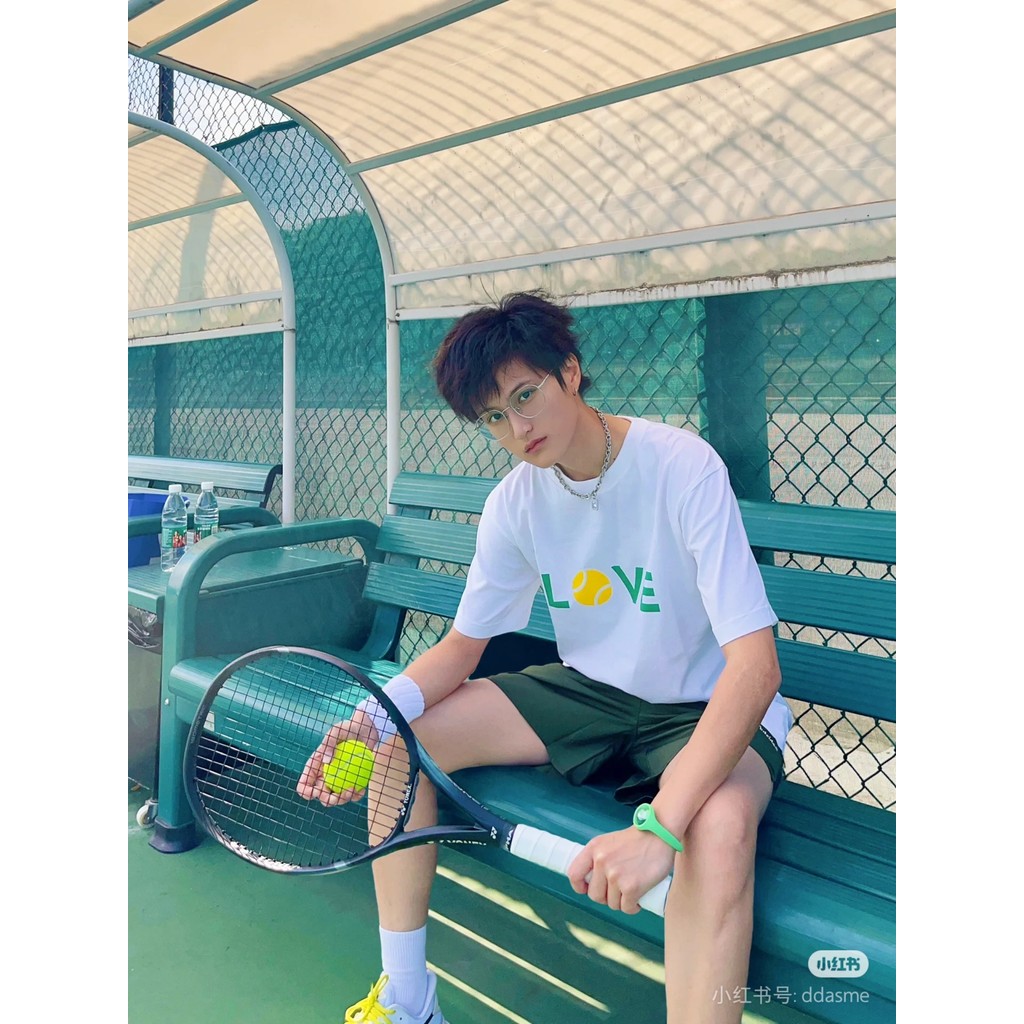 Unisex Roger Feder Roger Federer Roger Federerer [Love] Áo thun ngắn tay UT