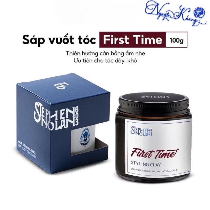 Sáp vuốt tóc nam FIRST TIME Styling Clay | STEPHEN NOLAN 603 [ BD ]
