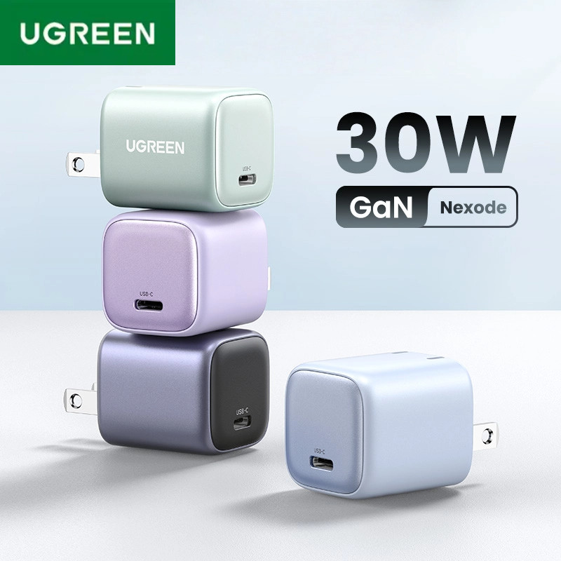 Bộ sạc GaN nhanh UGREEN CD319 30W Cổng đơn loại C PD3.0 Cắm sạc