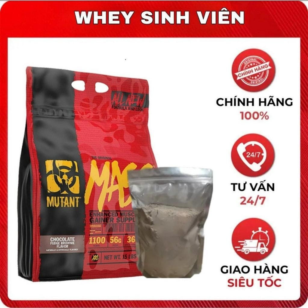 [HÀNG SHARE][Chính hãng]  Mutant Mass Sữa Dinh Dưỡng Tăng Cân Nhanh Mutant Mass 1Kg Whey Sinh Viên M
