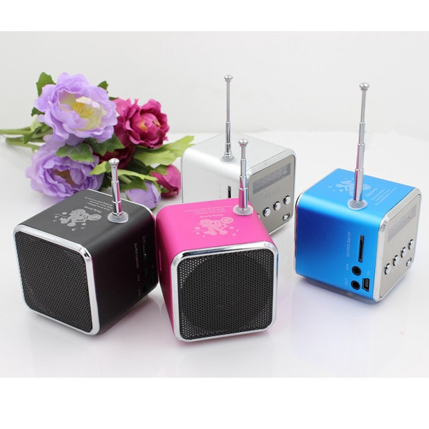 Loa bluetooth mini TD-V26 chất liệu hợp kim nhôm cao cấp, nhỏ gọn trong lòng bàn tay