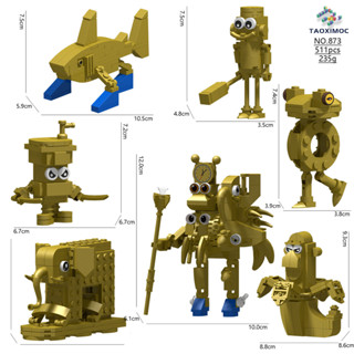  GOROCK MOC Tung Tung Tung Sahur Vs Tralalalo Đồ Chơi Khối Xây Dựng Đồ Chơi Giáo Dục Trẻ Em 