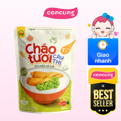 Cháo tươi ếch đậu hà lan Cây Thị