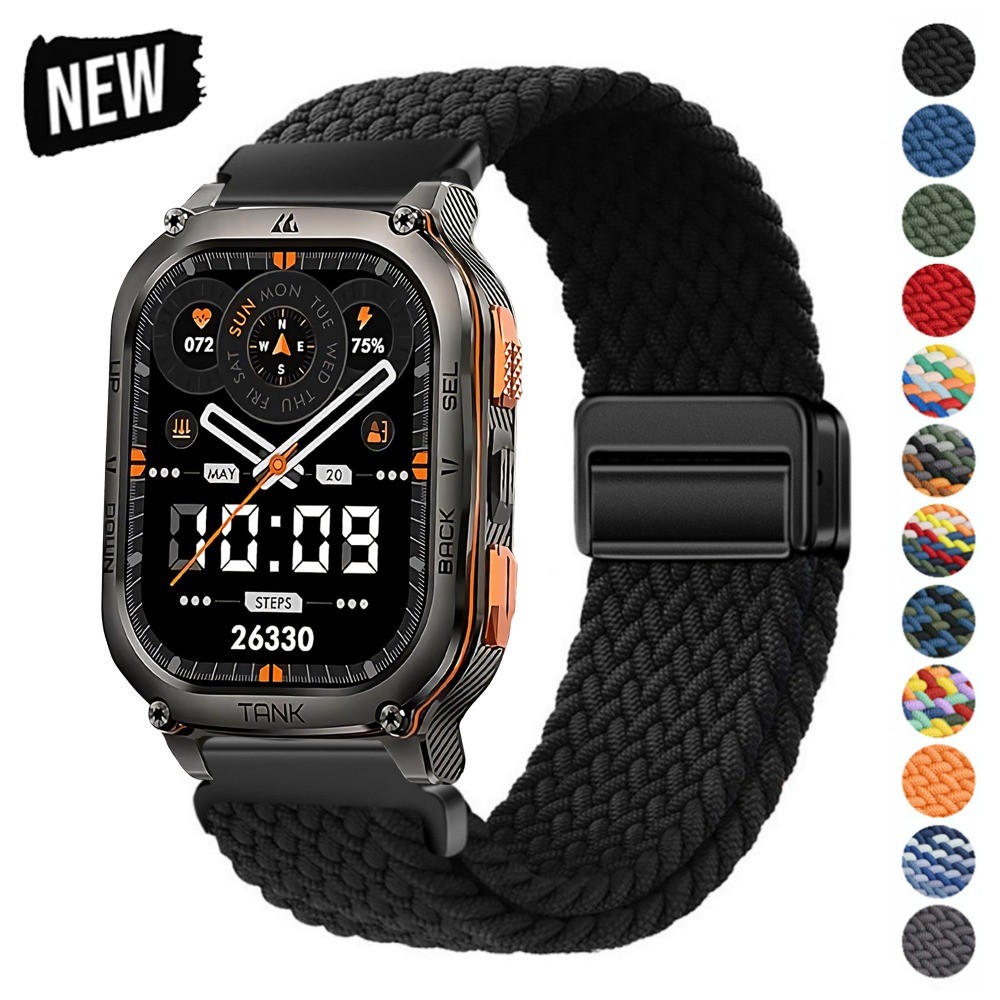 20 22mm Dây Đeo Cho KOSPET TANK T3 Ultra 1 / 2 / TANK M3 Ultra Man Nylon Vòng Tay Từ Tính Cho KOSPET