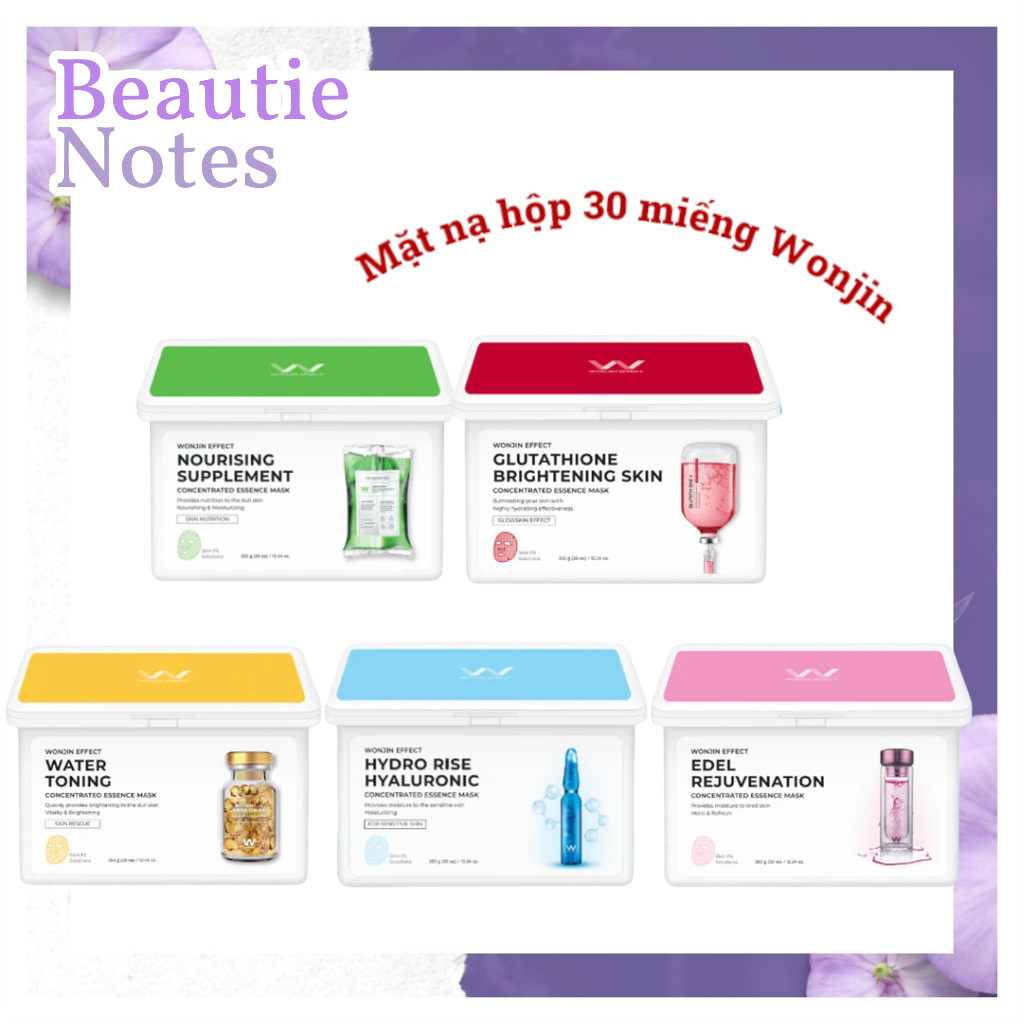 (HỎA TỐC) HỘP 30 MIẾNG MẶT NẠ WONJIN