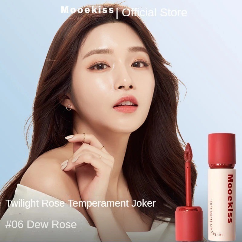 [MOOEKISS] Son kem Mooekiss 3g Nắp đen bùn nhung mịn nhẹ, Nắp đỏ bóng nhẹ dưỡng môi lâu | BigBuy360 - bigbuy360.vn