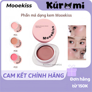   MOOEKISS  Phấn má dạng kem Mooekiss hiệu ứng căng bóng tự nhiên làm sáng và tạo khối phù hợp với người mới bắt đầu 5g 