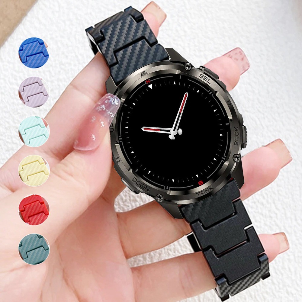 Dây đeo 20mm 22mm cho KOSPET TANK M3 Ultra / M3 / M2 / M1 pro Vòng đeo tay bằng sợi Carbon có thể đi