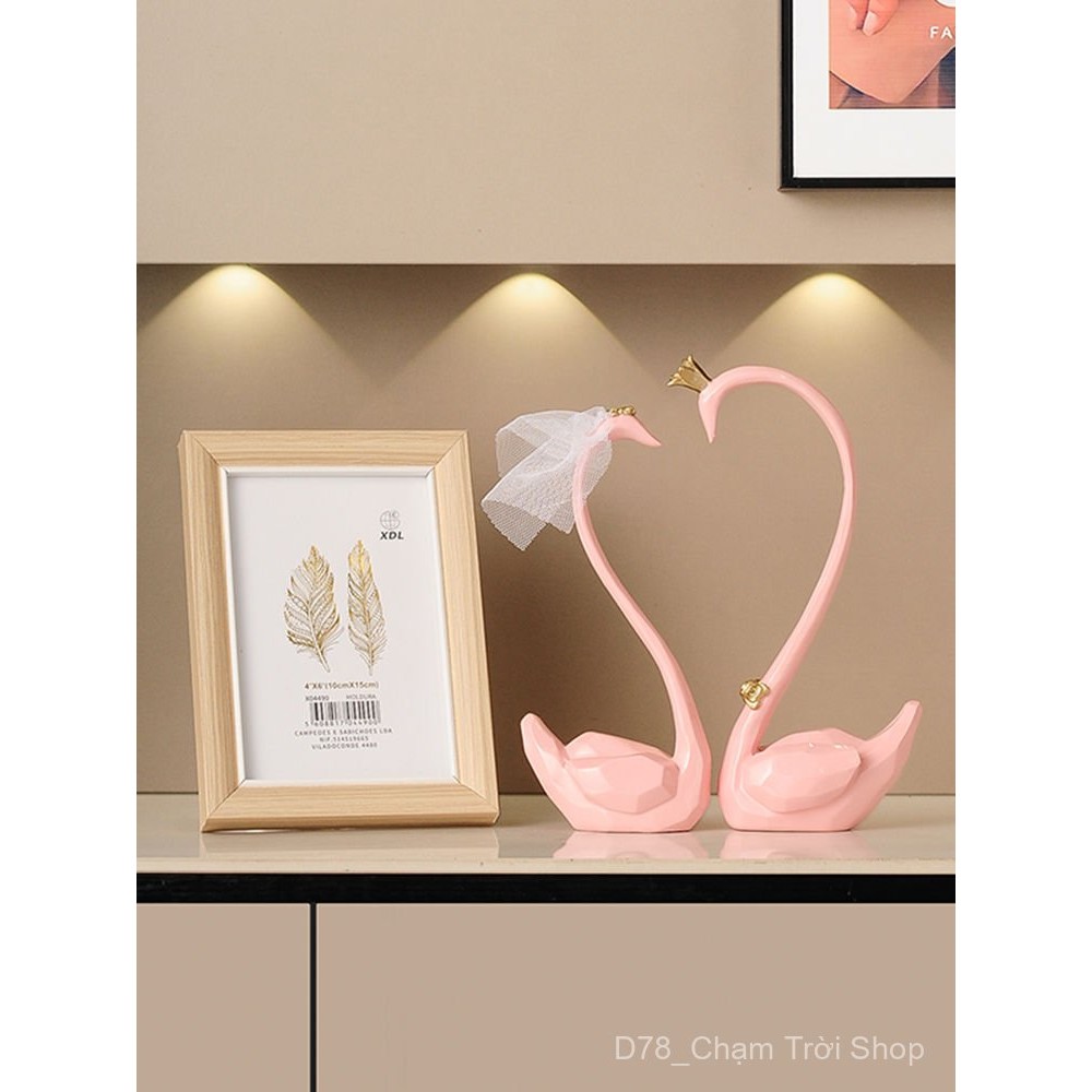 Đồ trang trí nhà cửa, đồ trang trí thiên nga, quà cưới sang trọng cho bạn thân, quà cưới cho cặp đôi