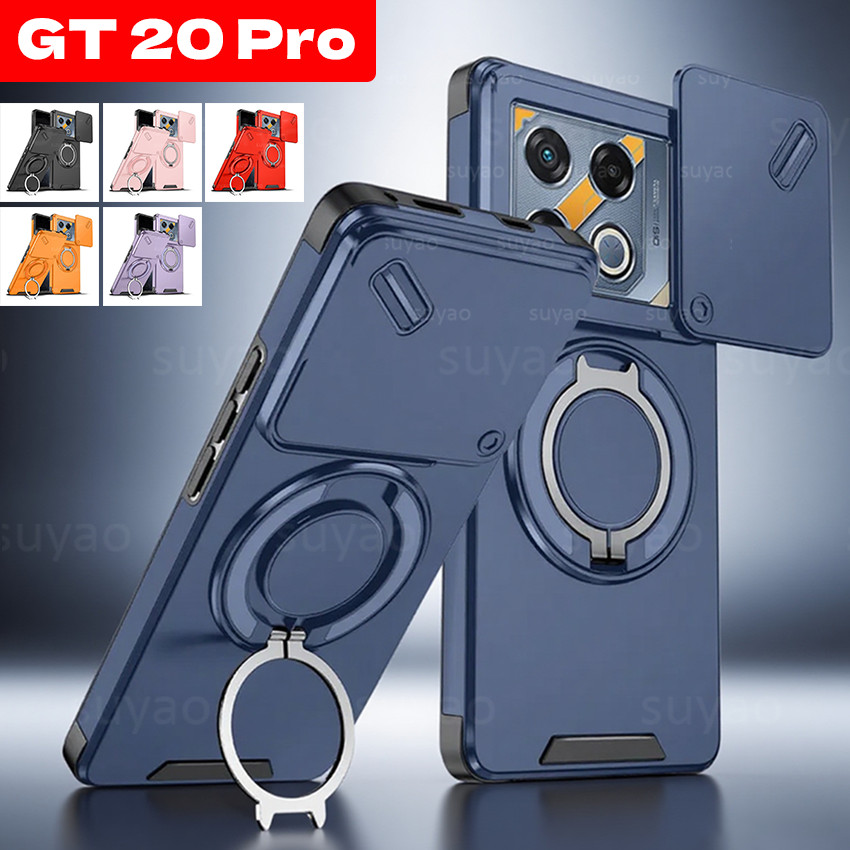Dành Cho infinix GT 30 Pro GT30 20 Pro GT20 20Pro Ốp lưng Giáp Nhẫn Giá Đỡ Vỏ GT30Pro GT20Pro infini