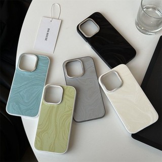 Ins Màu Trơn Da Matte Điện Thoại Di Động Điện Thoại Thông Minh Ốp Lưng Điện Thoại Cho IPhone 15 14 13 12 Pro Max Thiết Bị Màn Hình Chống Sốc Bảo Vệ IMD Trường Hợp