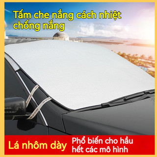 Che Nắng Ô Tô Tấm Che Nắng Lá Nhôm Vải Che Nắng Đa Năng Mặt Trước Kính Chắn Gió Chống Nắng Cách Nhiệt Nửa Bao Dày Bên Ngoài Cao T